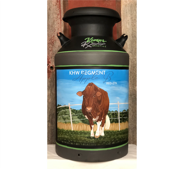 Milk Can - Hand Painted