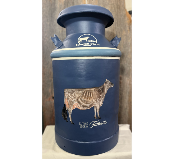 Milk Can - Hand Painted