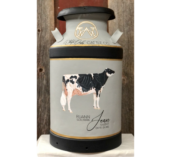Milk Can - Hand Painted