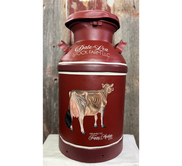 Milk Can - Hand Painted