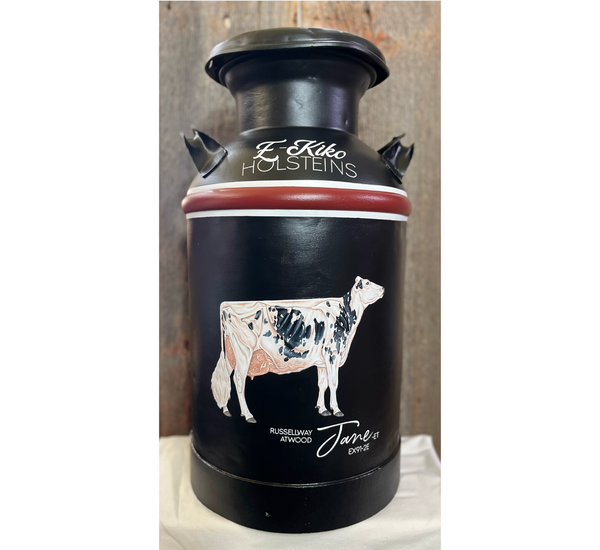 Milk Can - Hand Painted