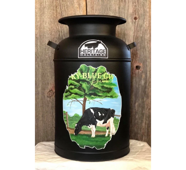 Milk Can - Hand Painted