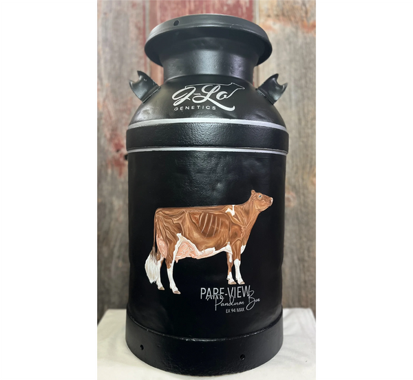 Milk Can - Hand Painted