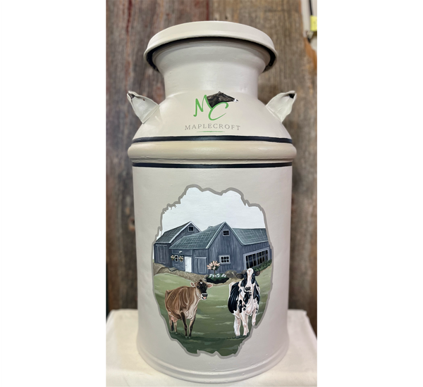 Milk Can - Hand Painted