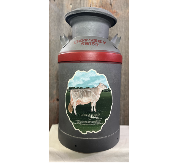 Milk Can - Hand Painted