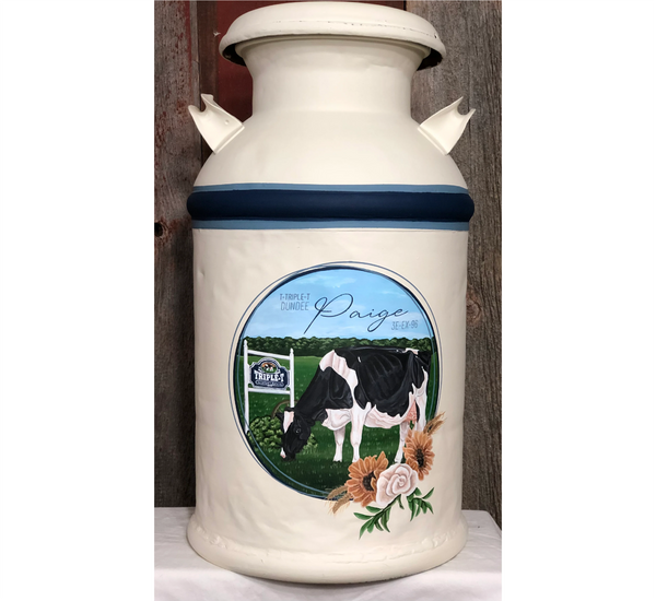 Milk Can - Hand Painted