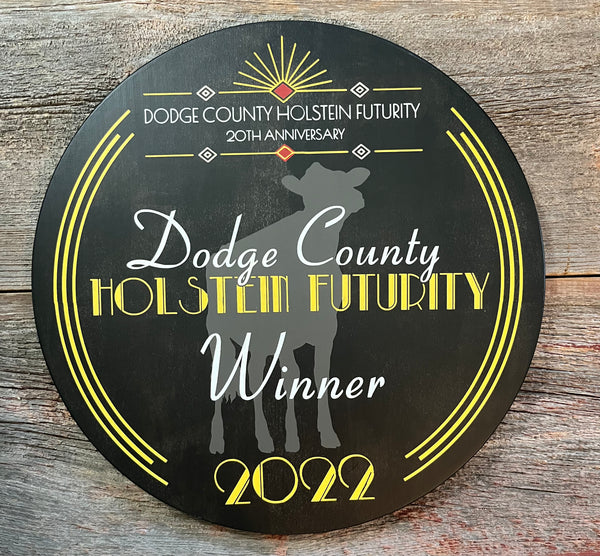 Custom Design Round Award - Hand Painted