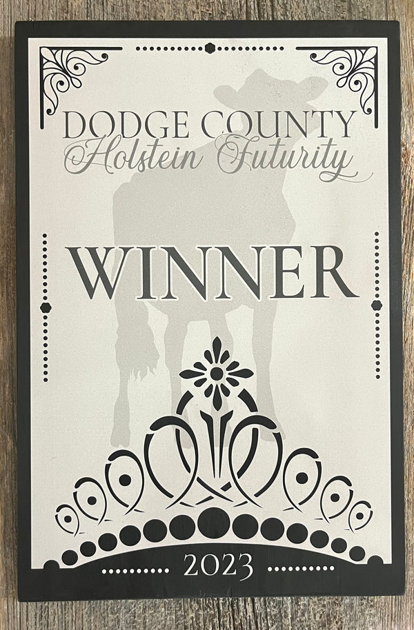 Custom Design Plaque Award - Print