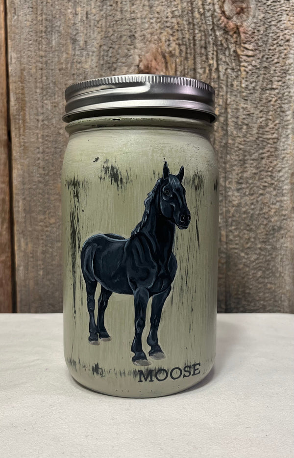 Mason Jar - Hand Painted