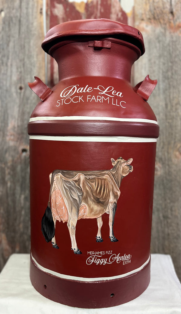 Milk Can - Hand Painted