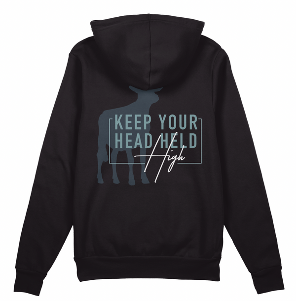 "Keep Your Head High" Dairy Hoodie