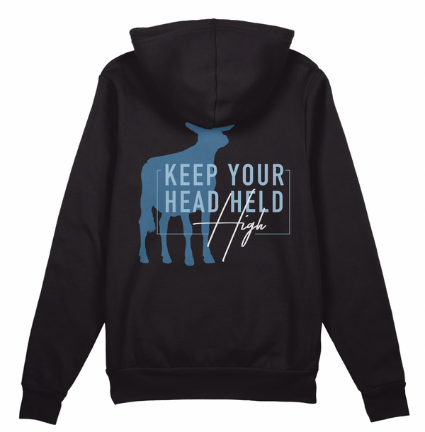 "Keep Your Head High" Dairy Hoodie