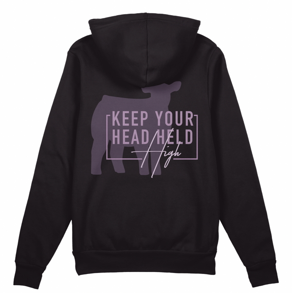 "Keep Your Head High" Beef Hoodie