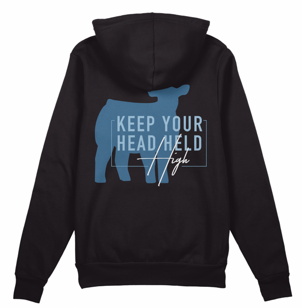 "Keep Your Head High" Beef Hoodie