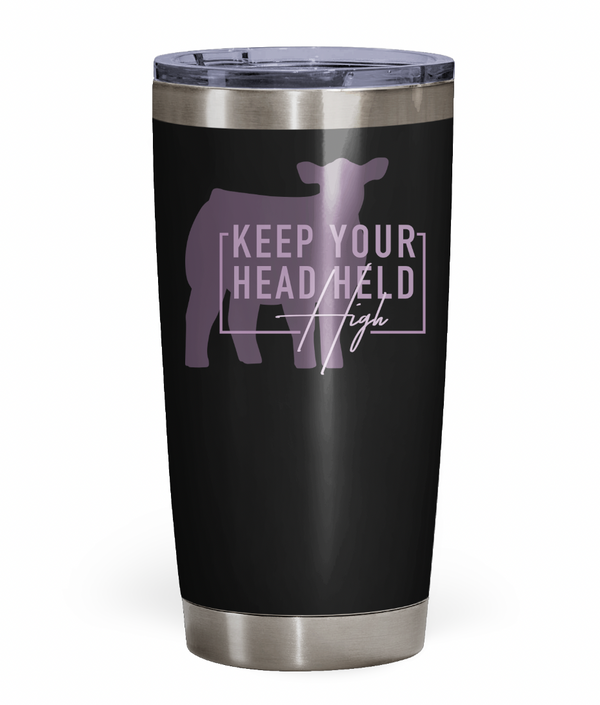 "Keep Your Head High" Beef Tumbler