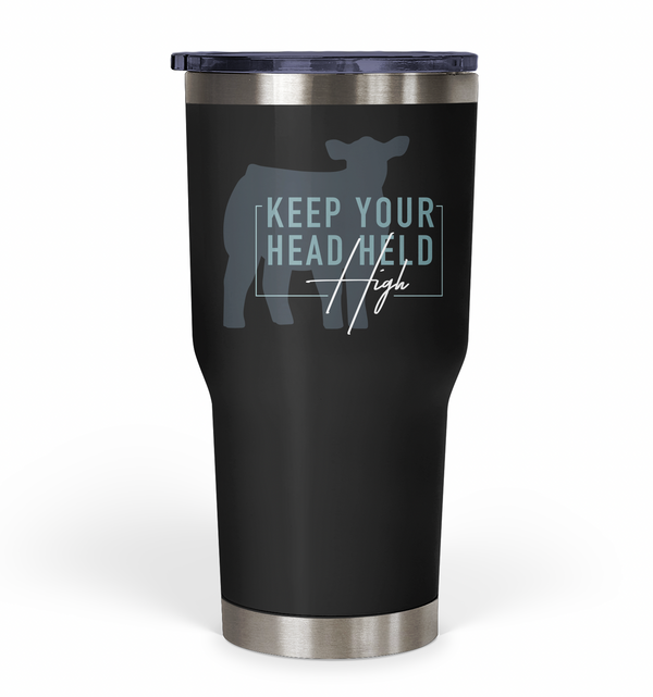 "Keep Your Head High" Beef Tumbler