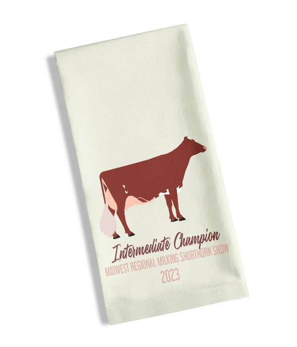 Custom Award Tea Towel