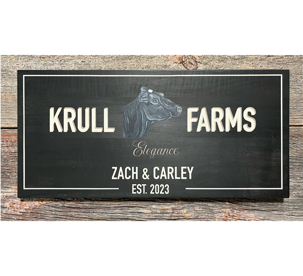 Custom Designed Sign - Hand Painted