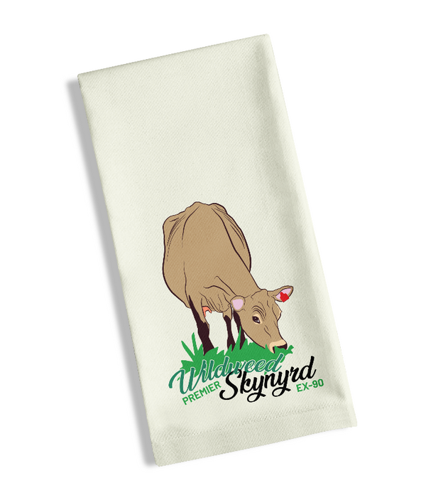 Custom Cow Tea Towel