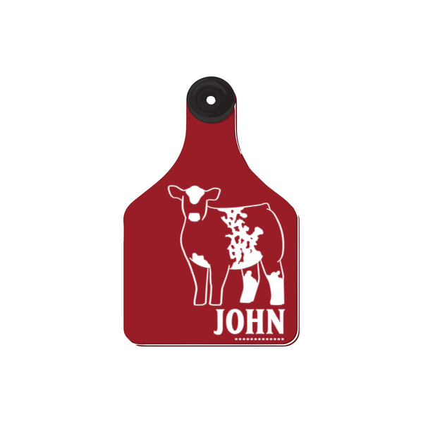 Single Graphic Engraved Ear Tags