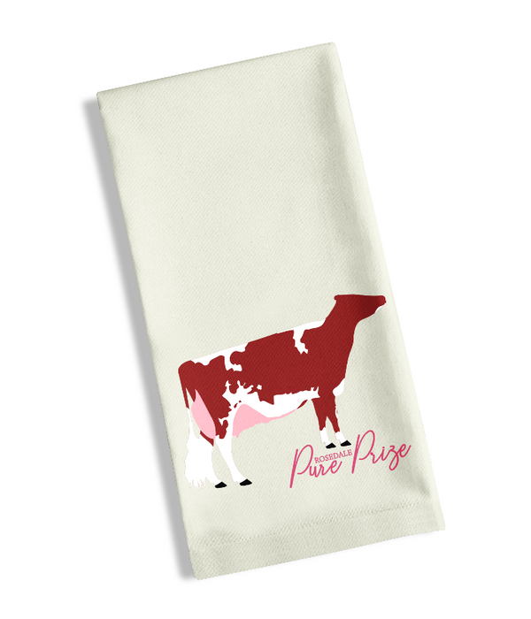 Custom Cow Tea Towel