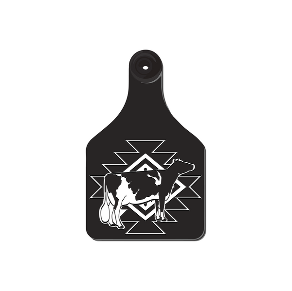 Aztec Engraved Ear Tag