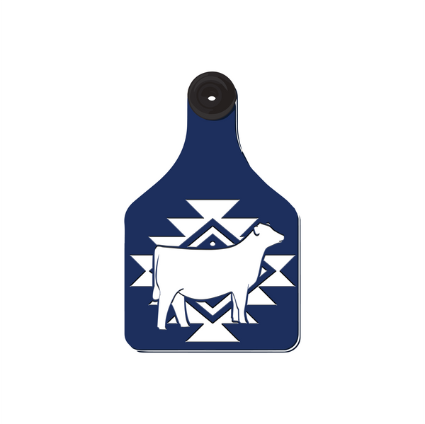 Aztec Engraved Ear Tag