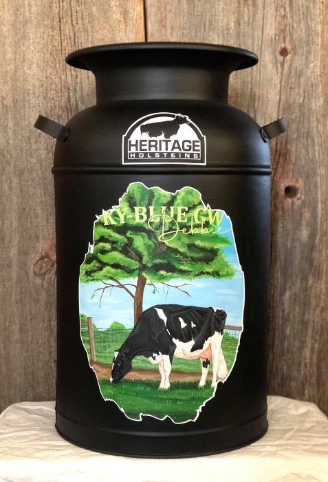 Milk Can - Hand Painted